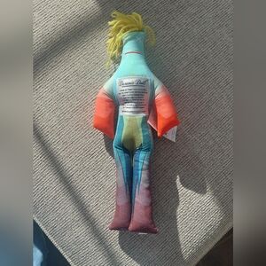 Colorful Stress Relief Doll with Yellow Hair